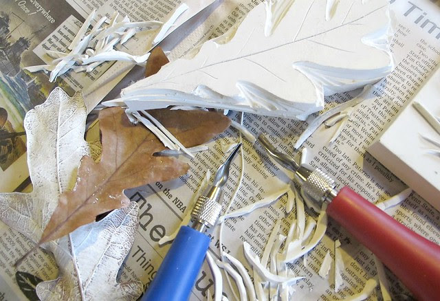 leaf carving