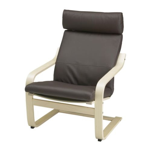 POÄNG Chair IKEA The resilience of a layer glued, bentwood frame of birch provides excellent comfort for relaxation.