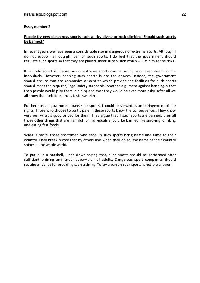 sport essay