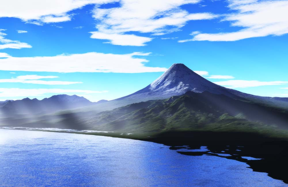 ゆんフリー写真素材集 No 3429 5000m富士山 Cg Cg