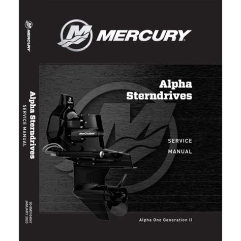 PDF Mercruiser Inboard Outboard Alpha One Service Manual