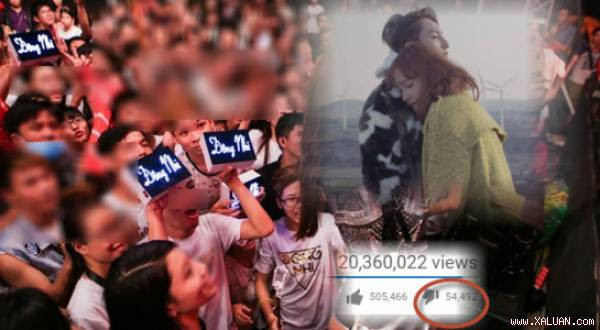 Fan Đông Nhi kêu gọi dislike MV của Sơn Tùng, YouTube xóa hàng trăm ngàn bình luận