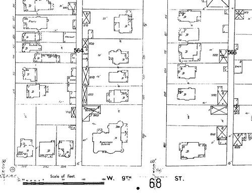 1906 Map of 9th and Lake, Los Angeles