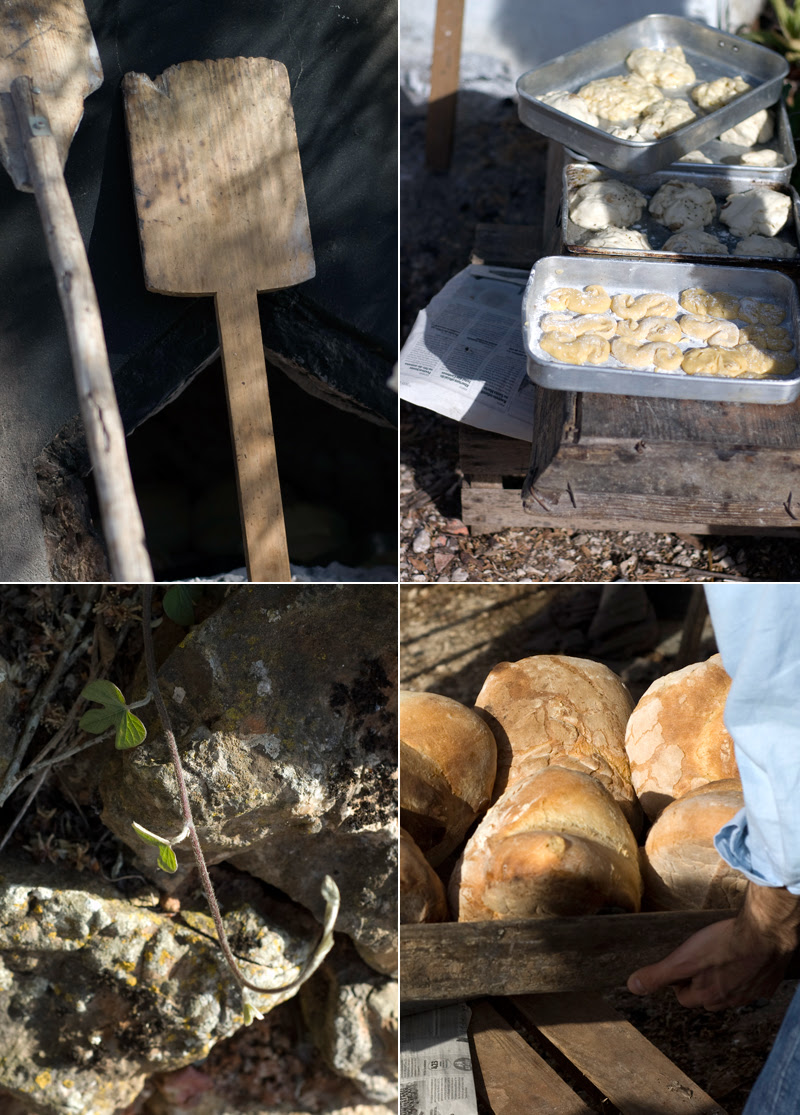 Na aldeia a fazer pão // Bread making in the countryside