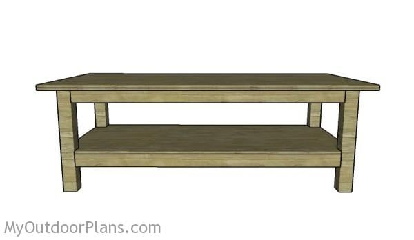 4x8 Workbench Plans MyOutdoorPlans Free Woodworking ...