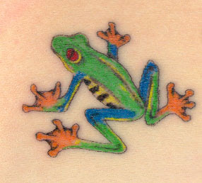 Tribal Tattoo Frog