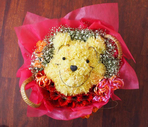プーさんアレンジ 生花 ブーケの専門店 大阪 堺市のアトリエ花美蔵