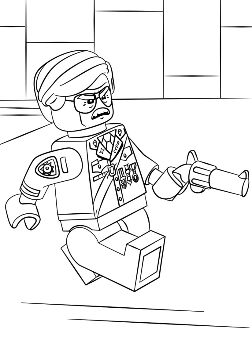 Lego Batman Movie Two Face Coloring Page - Free Coloring 