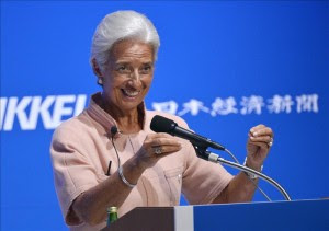 La directora del Fondo Monetario Internacional (FMI), Christine Lagarde.EFE