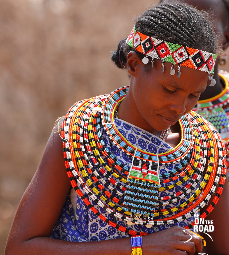 A shy but beautiful Samburu woman