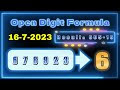 16-7-2023 Thailand Lottery Open Digit Formula By InformationBoxTicket
