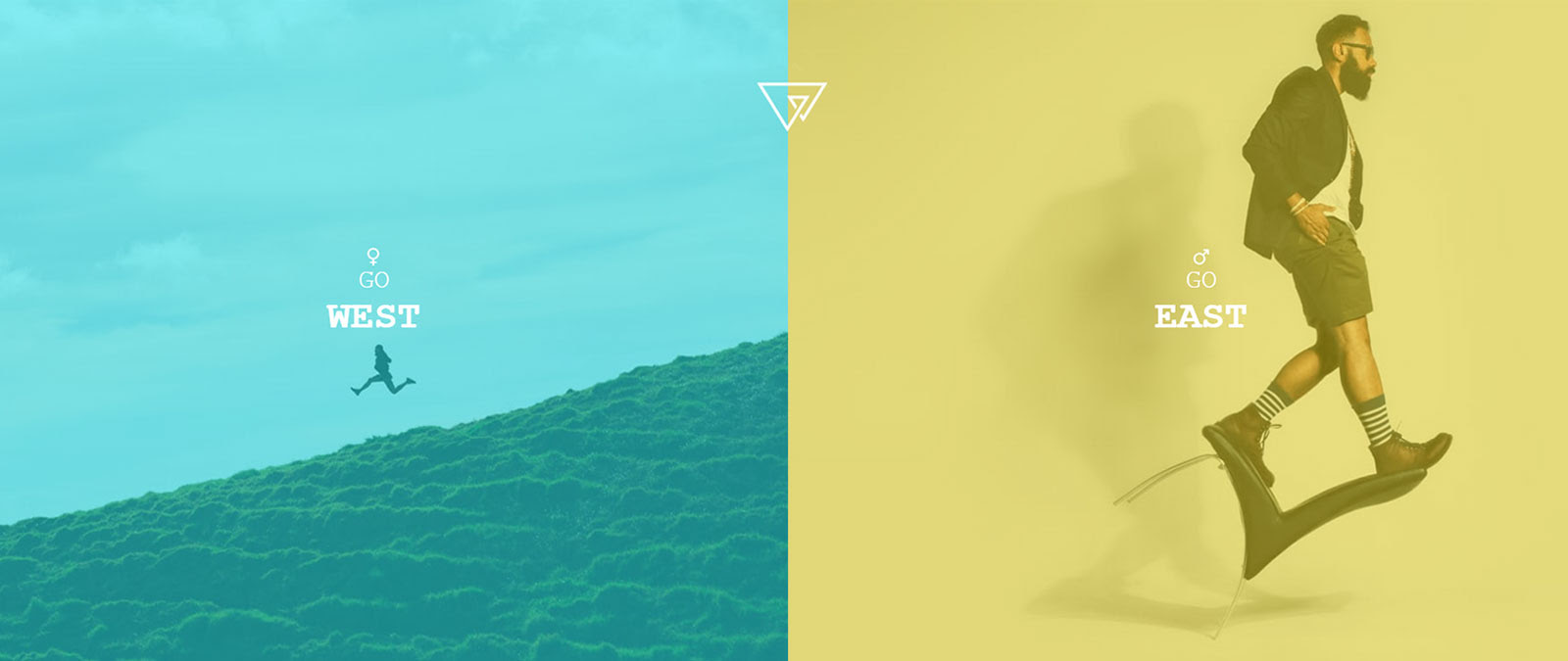 Tutorial Trendy Splitscreen Layout With CSS3 Animations Pt 1