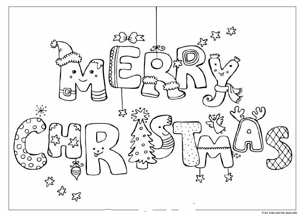 Download Merry Christmas print out coloring pagesFree Printable ...