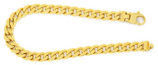 Originalfoto GOLDARMBAND FLACHPANZER MASSIV GELBGOLD, KARABINER 900€