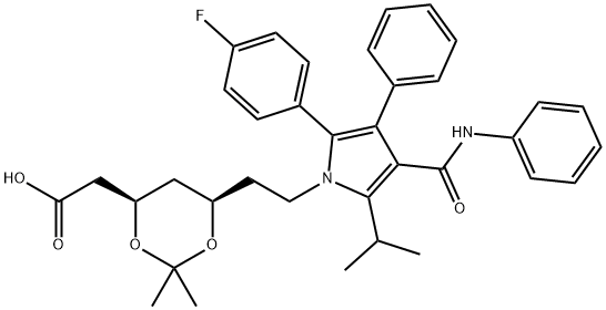Atorvastatin Acetonide Structure