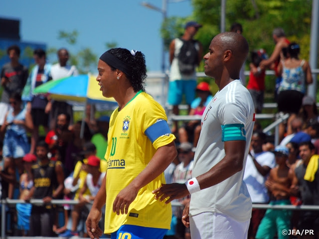 ビーチサッカー日本代表 ブラジルとの第2戦も4 11で敗れる Jfa 公益財団法人日本サッカー協会