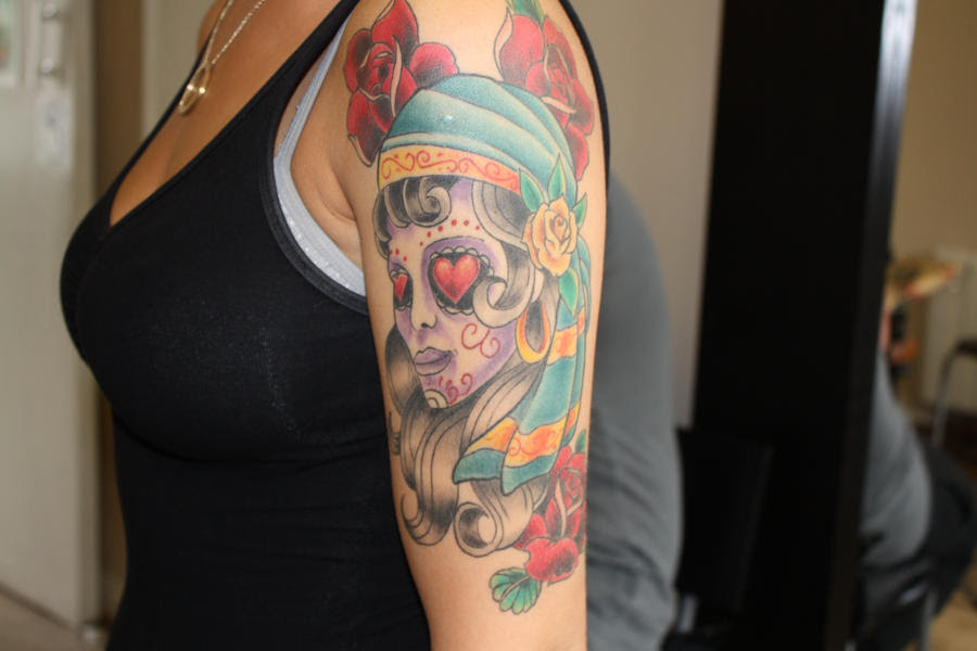 tattoed girl