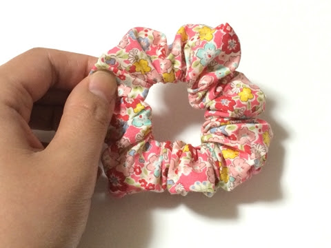 小学生でも作れちゃう子供用シュシュ 基本形の作り方 Plus１make