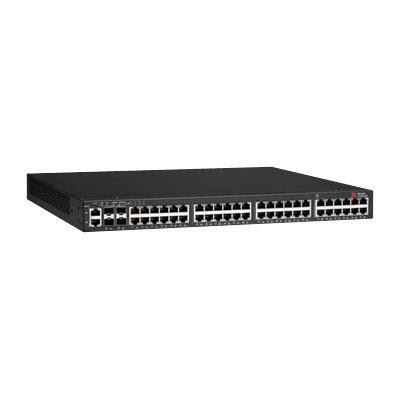 Brocade ICX6450-48 ICX 6450-48 - Switch - L3 - managed - 48 x 10/100/1000 + 2 x 10 Gigabit Ethernet / 1 Gigabit Ethernet SFP+ - desktop rack-mountable