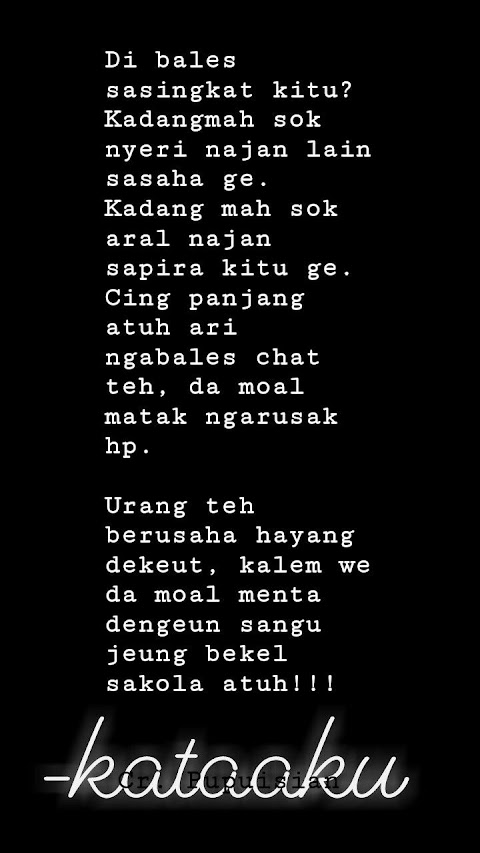 kata kata dicuekin bahasa sunda