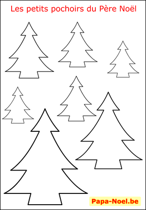 NOEL Pochoir de sapin de NOEL pochoirs à imprimer gratuit sapins Noël  maternelle