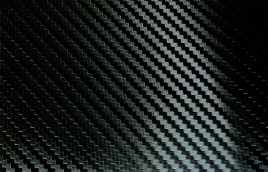 JDM High Quality 24" x 60" Dry Black Self Adhesive 3D Twill-Weave Carbon Fiber Style Vinyl Sheet
