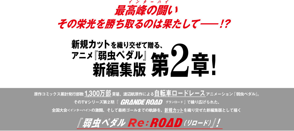 Tvアニメ 弱虫ペダルre Road 公式サイト