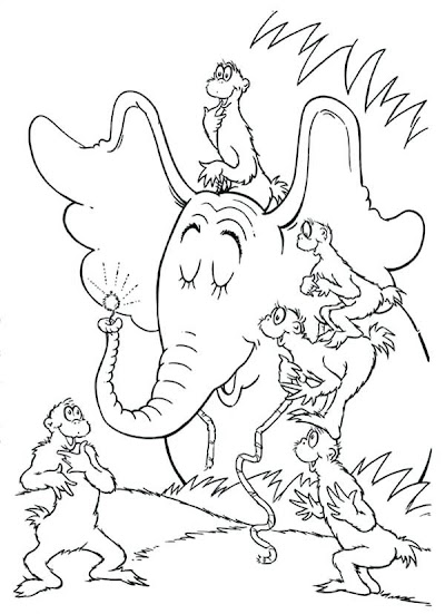 Horton Hears A Who Coloring Page