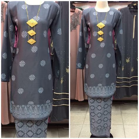 sz  set sedondon mak anak baju kurung corak songket