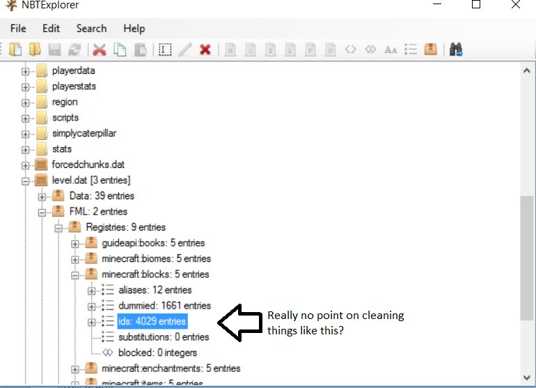 Command To Clean Fml Registry Entries Of Deinstalled Mods Suggestions Forge Forums