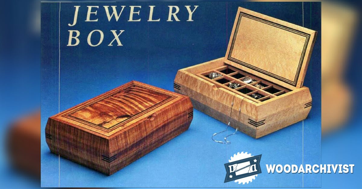 jewelry box plans • woodarchivist