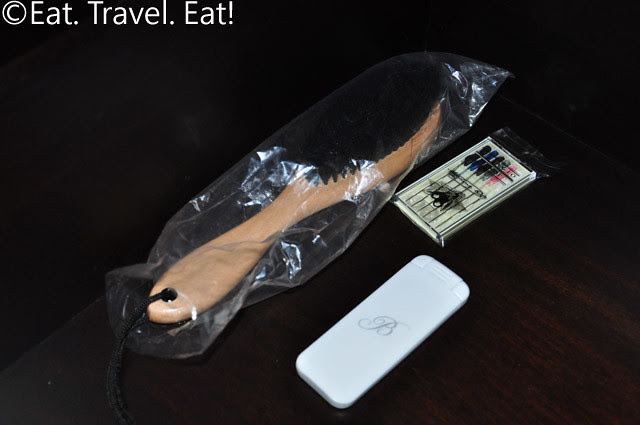 Lint Remover, Shoe Brush, and Sewing Kit for Tower Deluxe Room