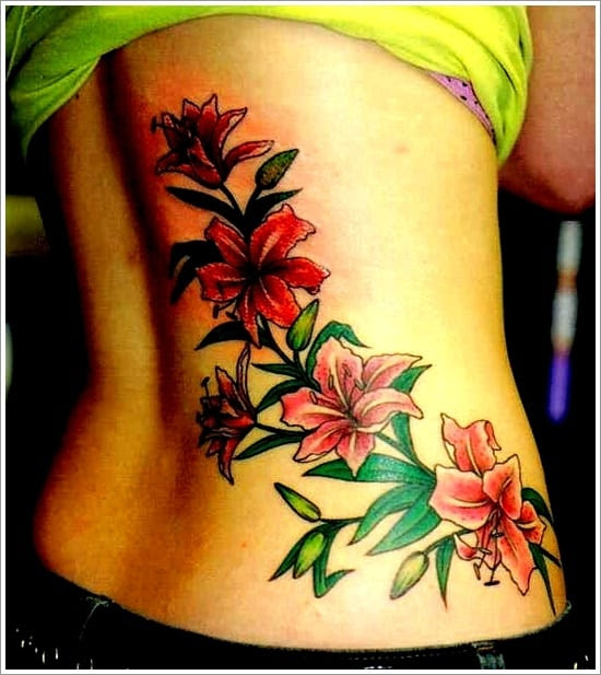 orchid tattoo design (21)