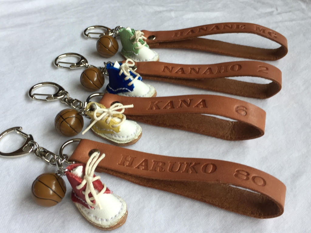 バスケ部キーホルダー かぁかんの日々修行