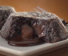 molten chocolate lava cake