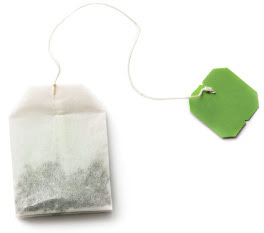 green tea bag