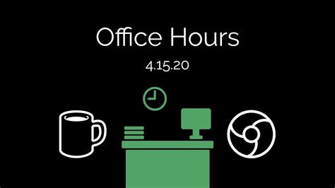 google geeking office hours   tips youtube