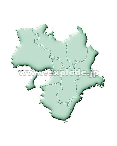 097 日本地図 近畿地方 Mix Jpg 写真素材