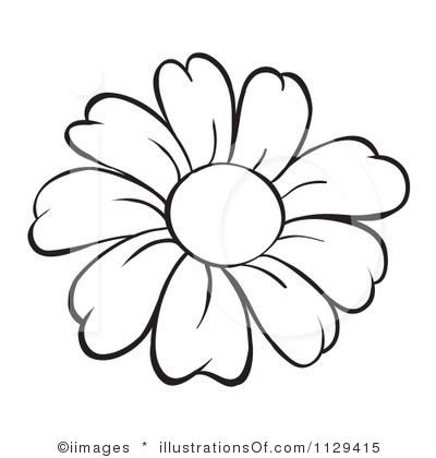 Flower Black And White Clipart Free Download On Clipartmag