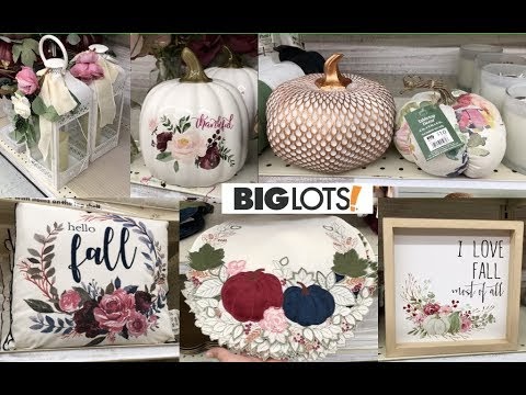 BIG LOTS FALL HOME DECOR 2019 SHOP WITH ME!