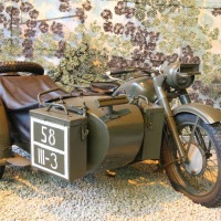 Motocykel M 72 S Postrannym Vozikomvojensky Historicky Ustav Vhu