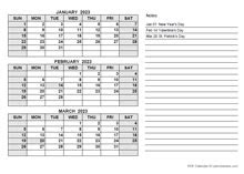  printable 2023 ireland calendar templates with holidays