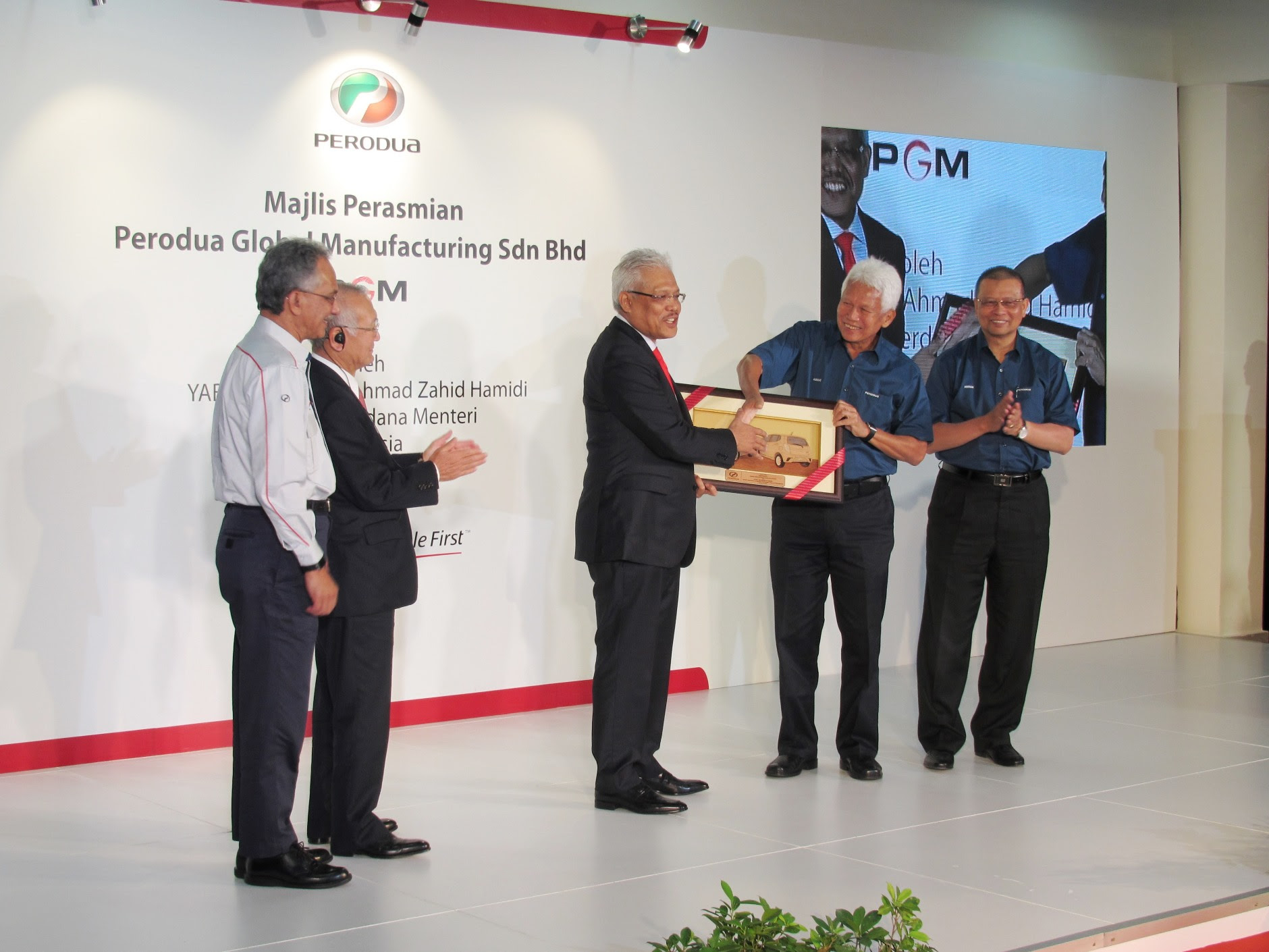 Perodua Global Manufacturing Sdn Bhd Official Opening 