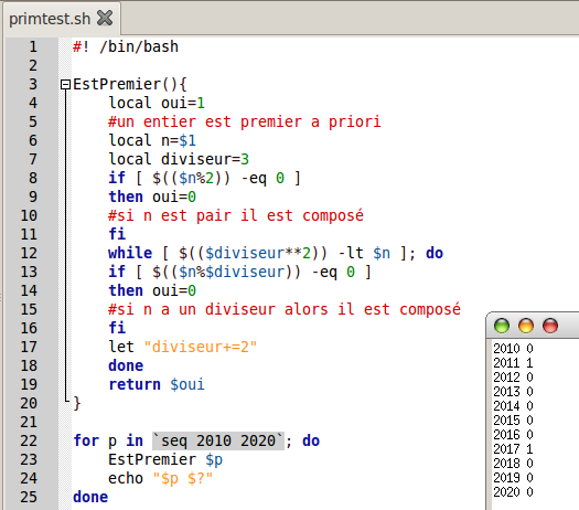 Bachotage Arithmetique Avec Bash Levons La Bache Les Nouvelles Technologies Pour L Enseignement Des Mathematiques