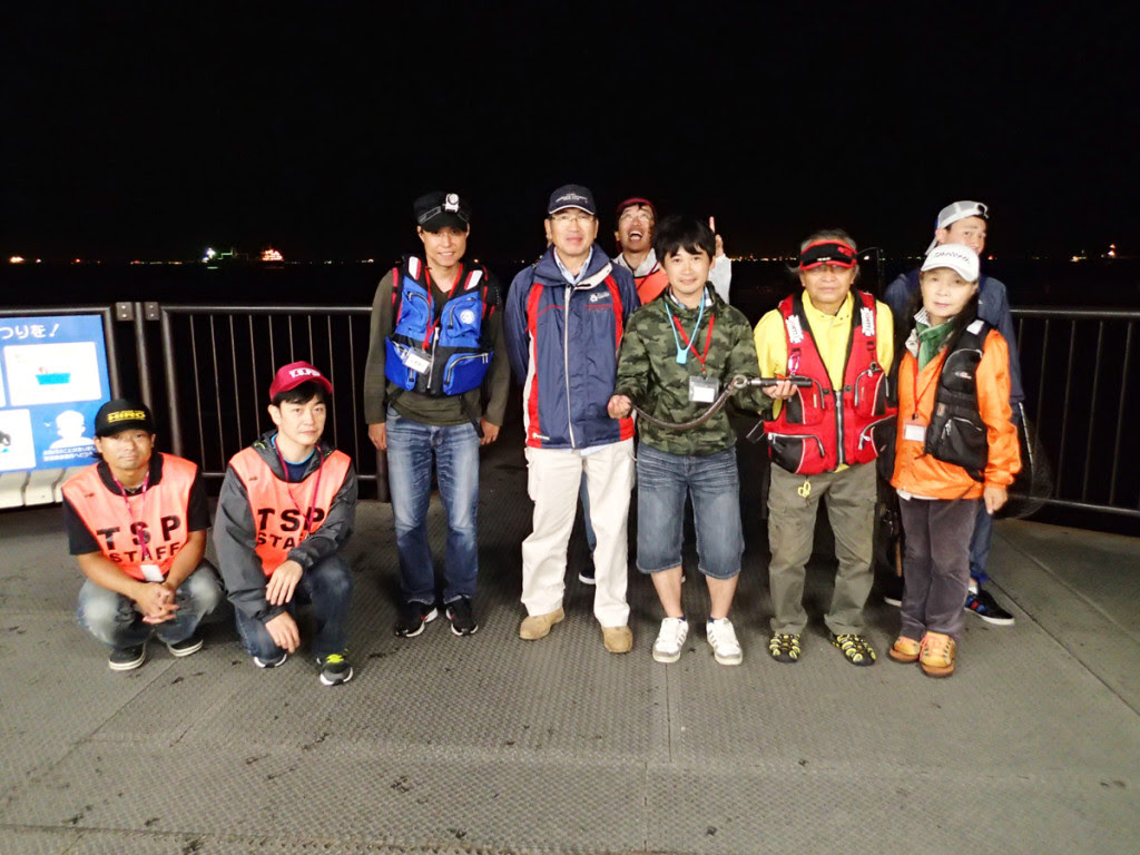 6月日 土曜日 横浜フィッシングピアーズ企画 マゴチ夜釣り編が開催されました