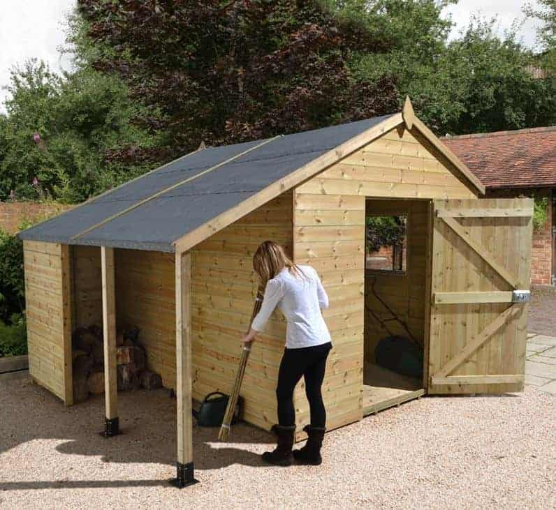 Shed, Storage Shed, Garden Shed, Pool House, Cabin ... 10' x 8' Shed-Plus Champion Heavy Duty Workshop with ...
