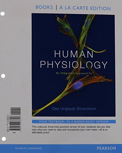 Isbn 9780134047188 Human Physiology An Integrated