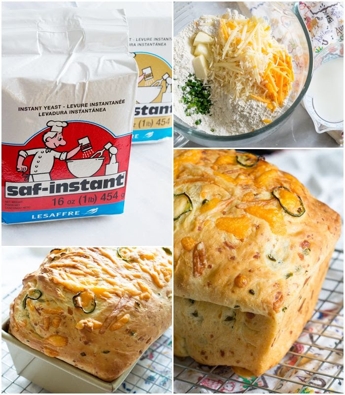 Instant Yeast 101 + Jalapeno Cheese Bread