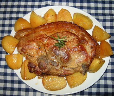 fetta  coscia  maiale al forno virginies blog