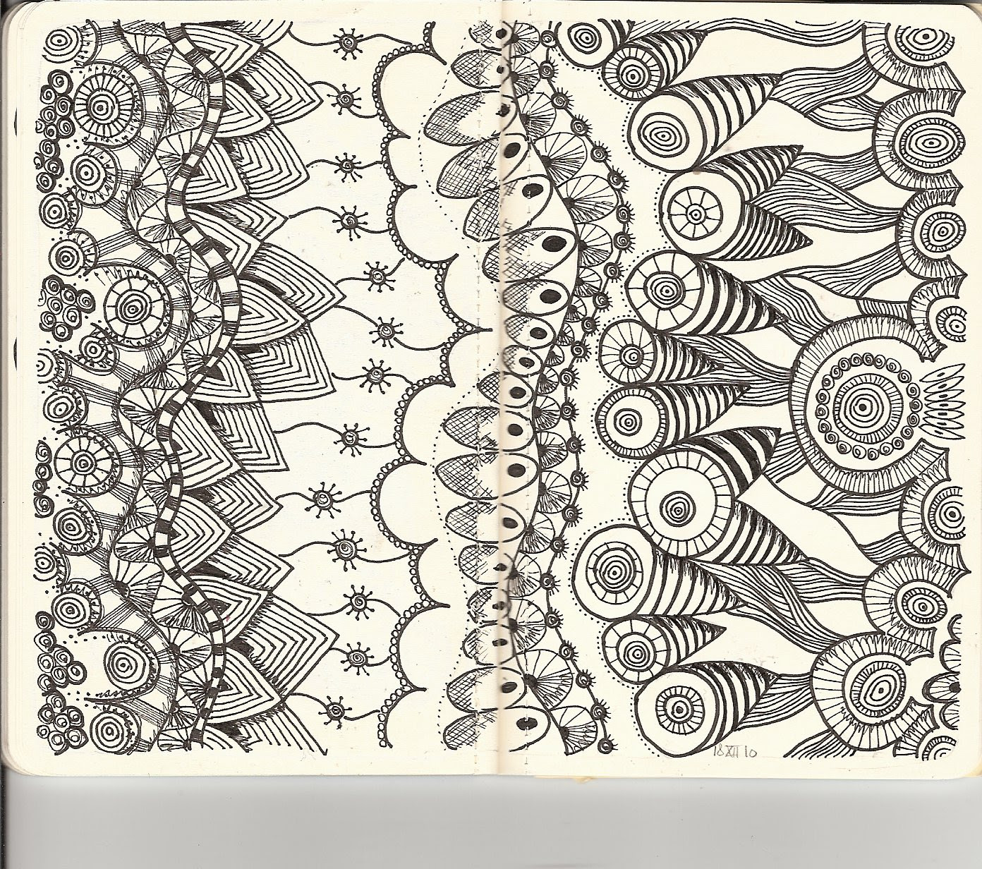 Download Free Printable Zentangle Coloring Pages for Adults